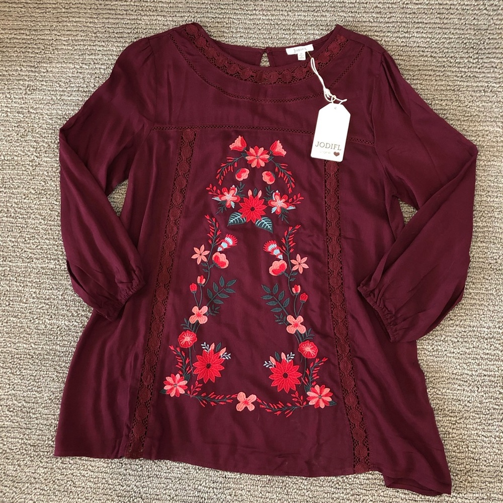 Maroon blouse